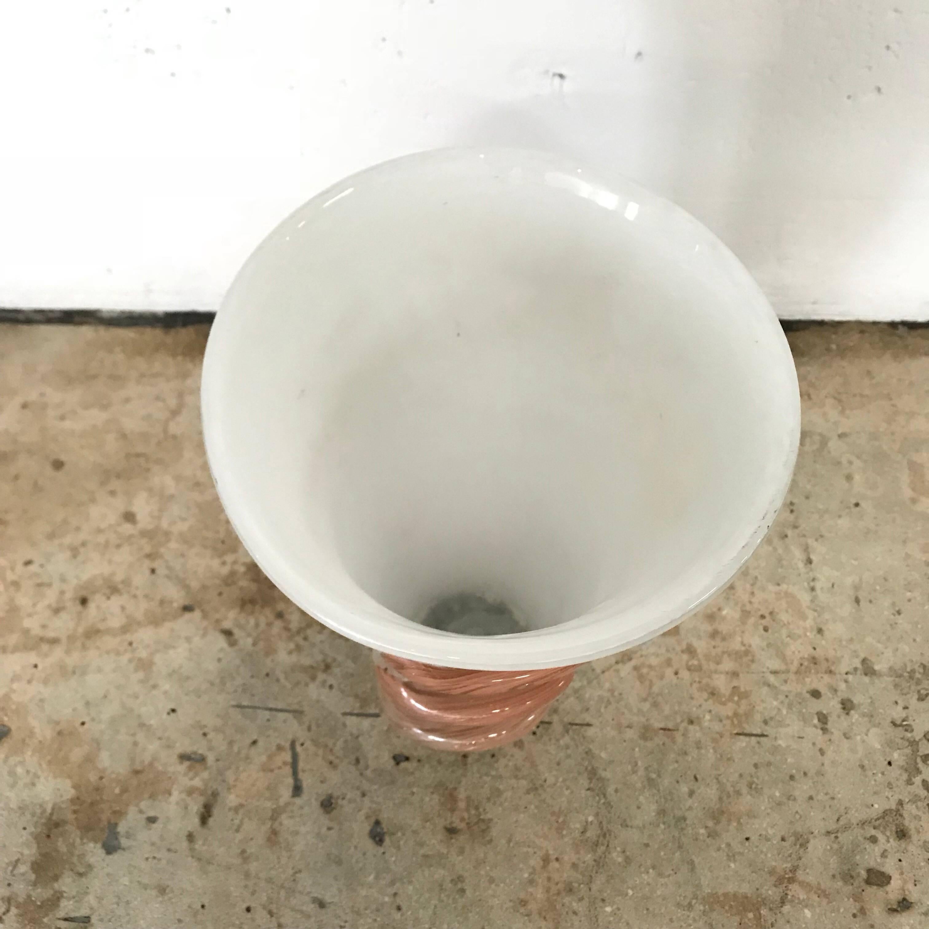 Ugo Campili Murano Glass Vase In Good Condition In Miami, FL