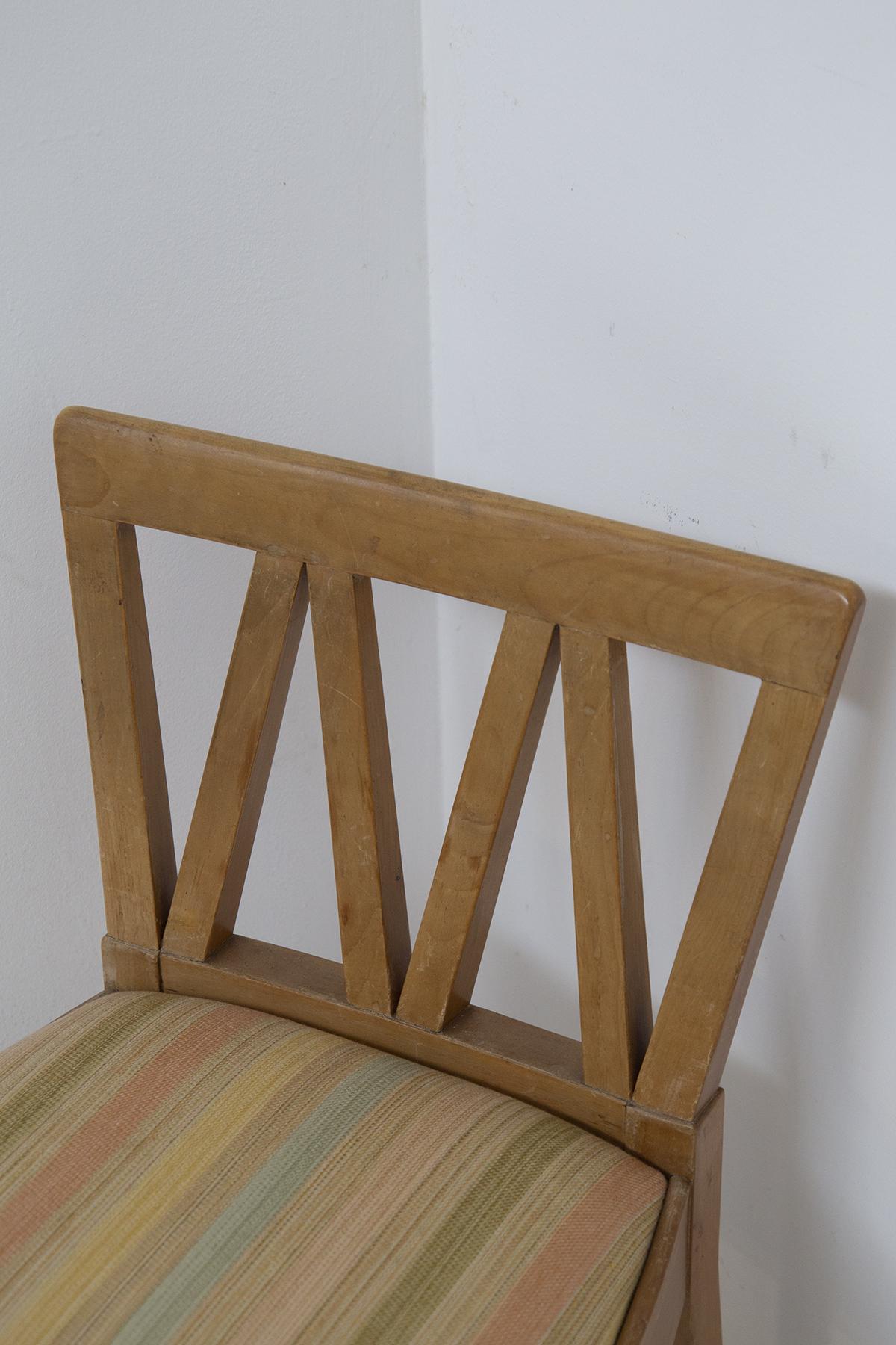 Ugo Carrà Mid-Century Einzelbett und Stuhl (Moderne der Mitte des Jahrhunderts) im Angebot