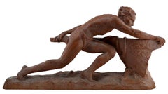Ruder, Terrakotta, 1930er-Jahre