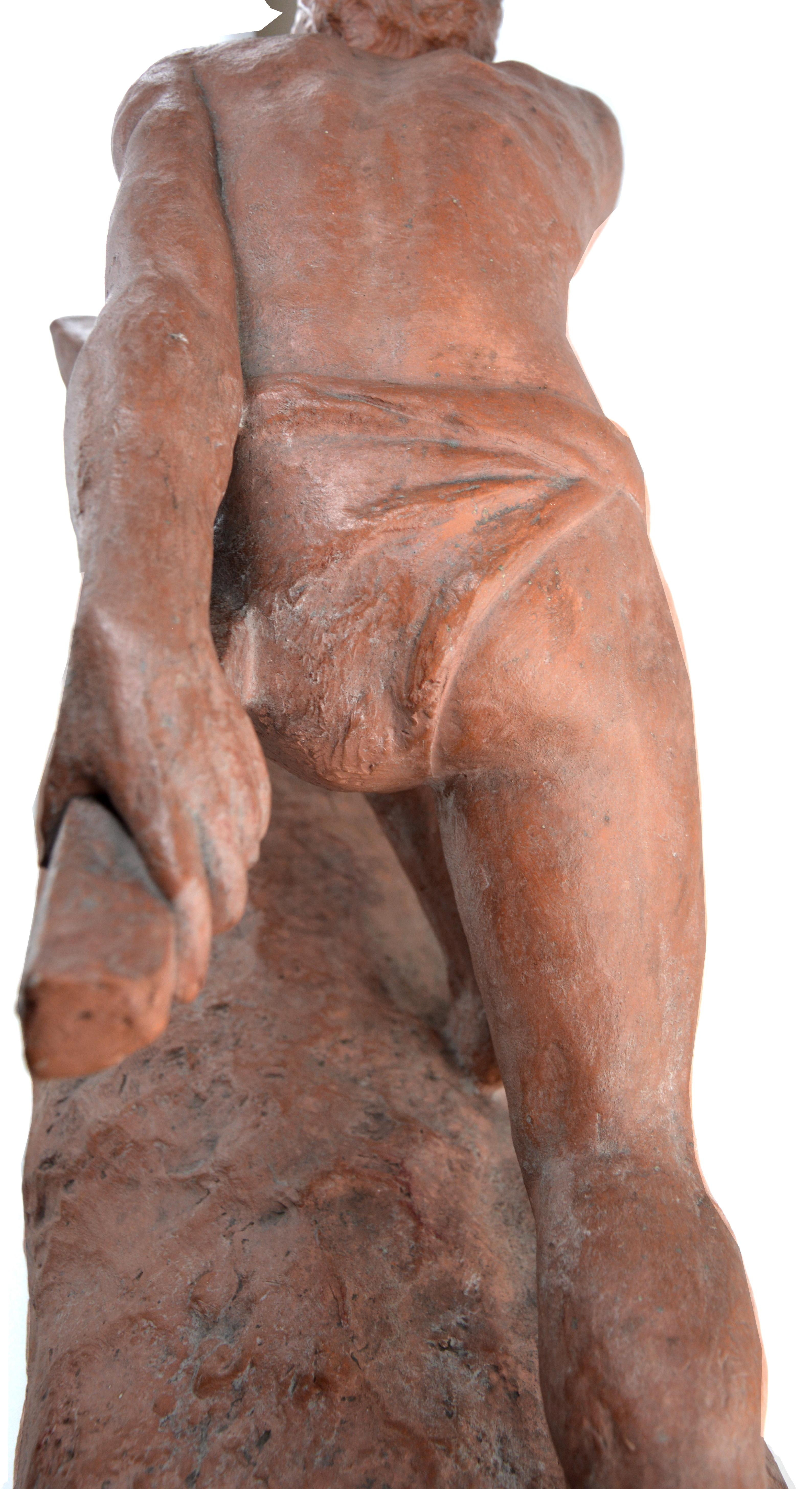 Ugo Cipriani The Rudder, Terracotta, 1920 in vendita 2