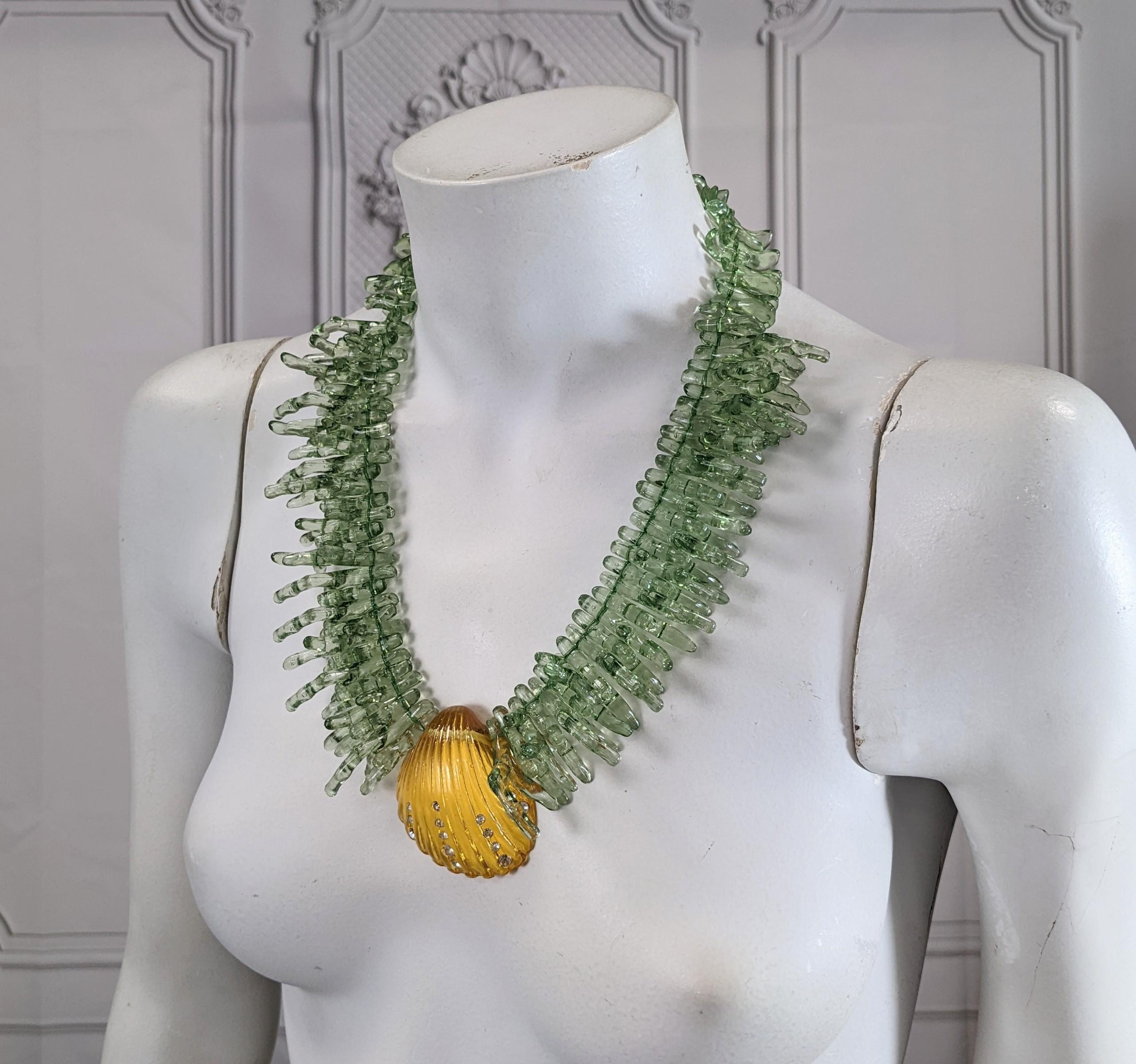 Ugo Correani Resin Shell and Coral Necklace For Sale 5