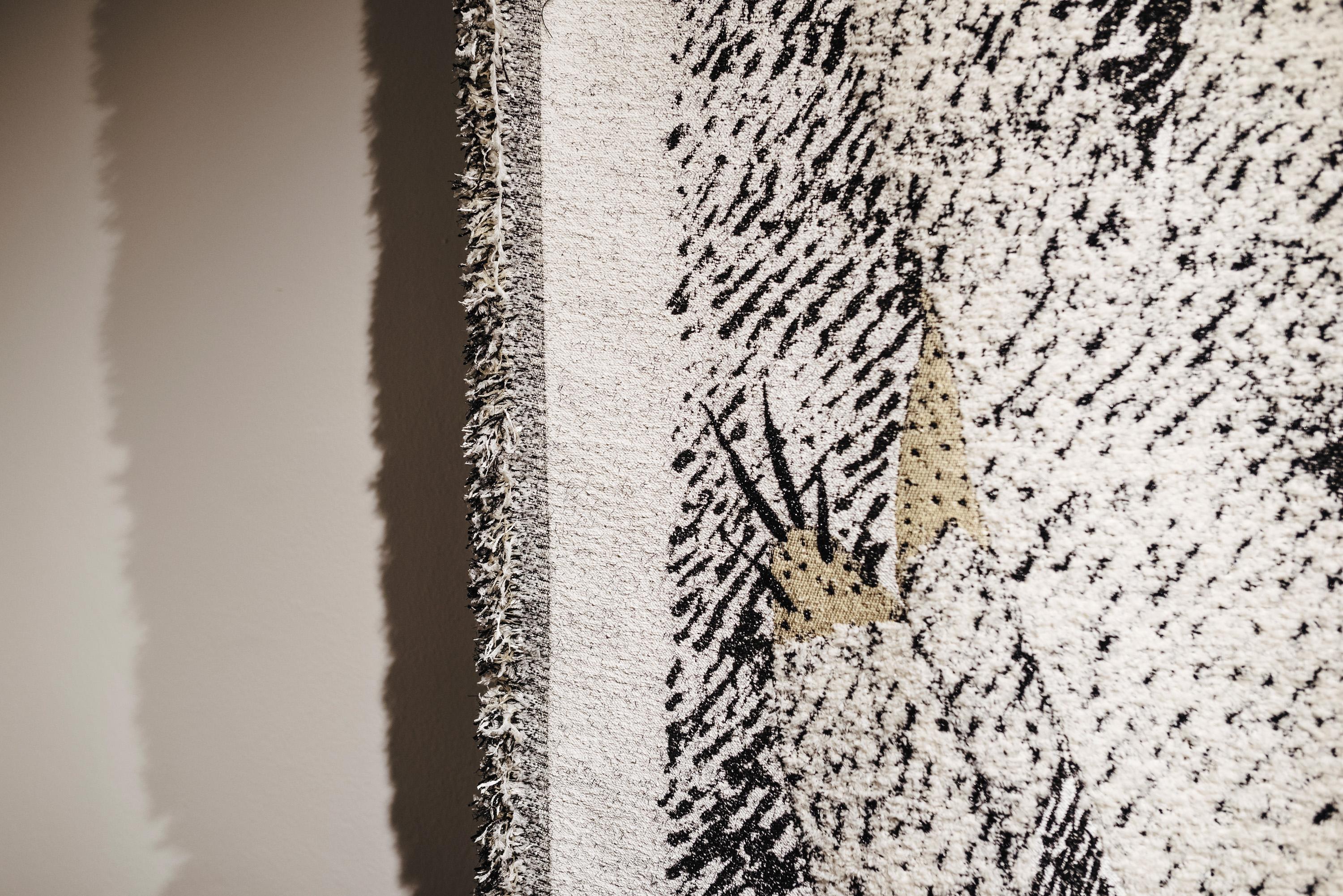 Ugo La Pietra Künstliche Natur #1 Baumwolle Seide Schurwolle Wandteppich im Zustand „Hervorragend“ im Angebot in Milan, IT