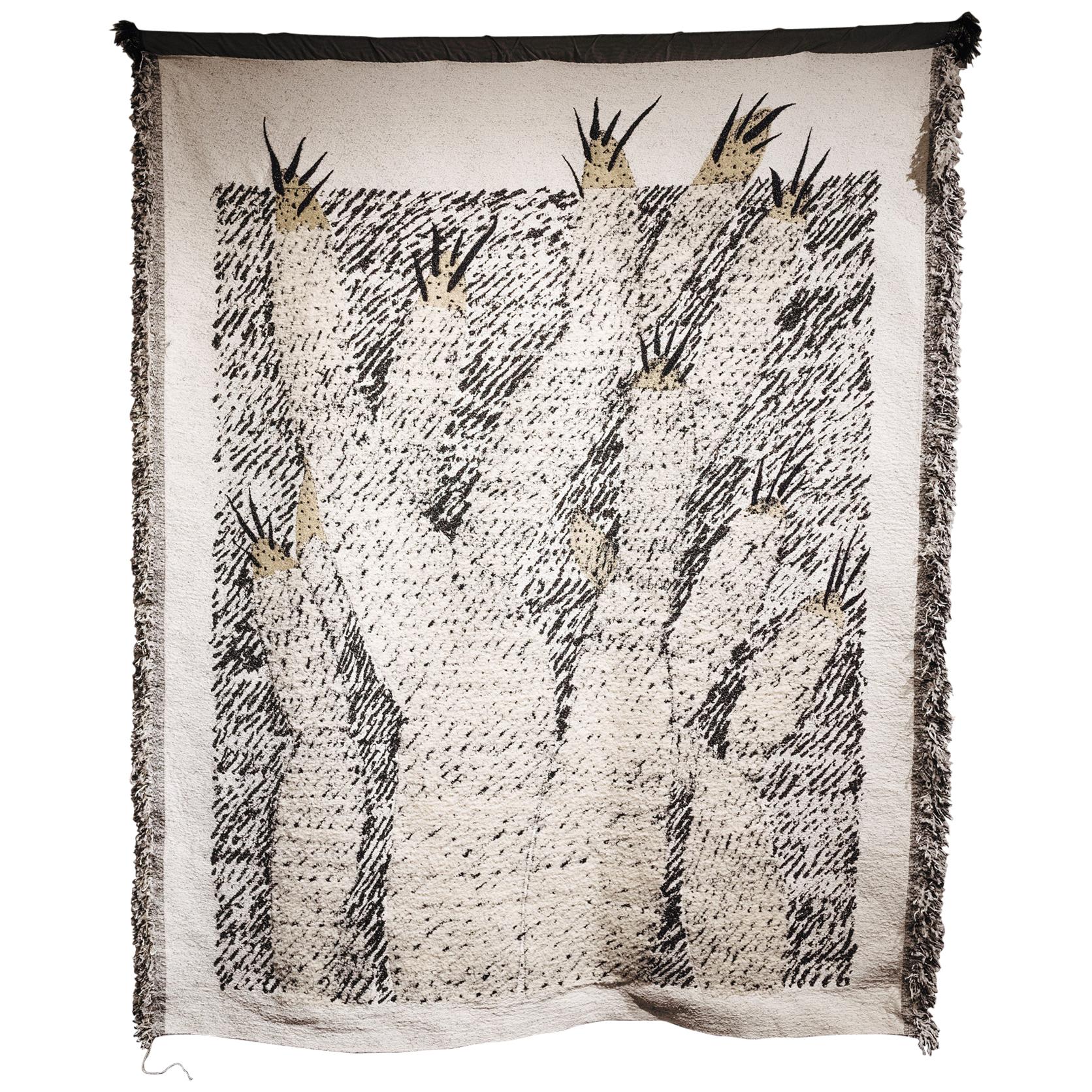 Ugo La Pietra Artificial Nature #1 Cotton Silk Virgin Wool Tapestry