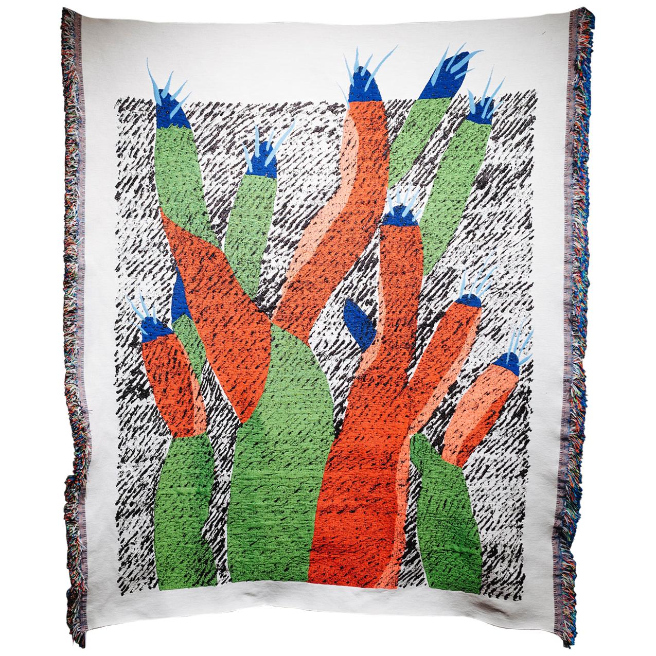 Ugo La Pietra Artificial Nature #2 Wandteppich aus recycelten Fasern