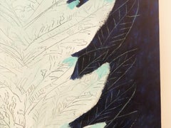 Ugo La Pietra, "Dal Giardino delle Delizie" Acrilico su tela, 2016