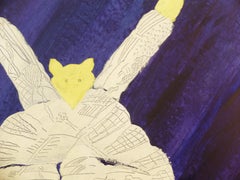 Ugo La Pietra, "Genius Loci" Acrilico su tela, 2009