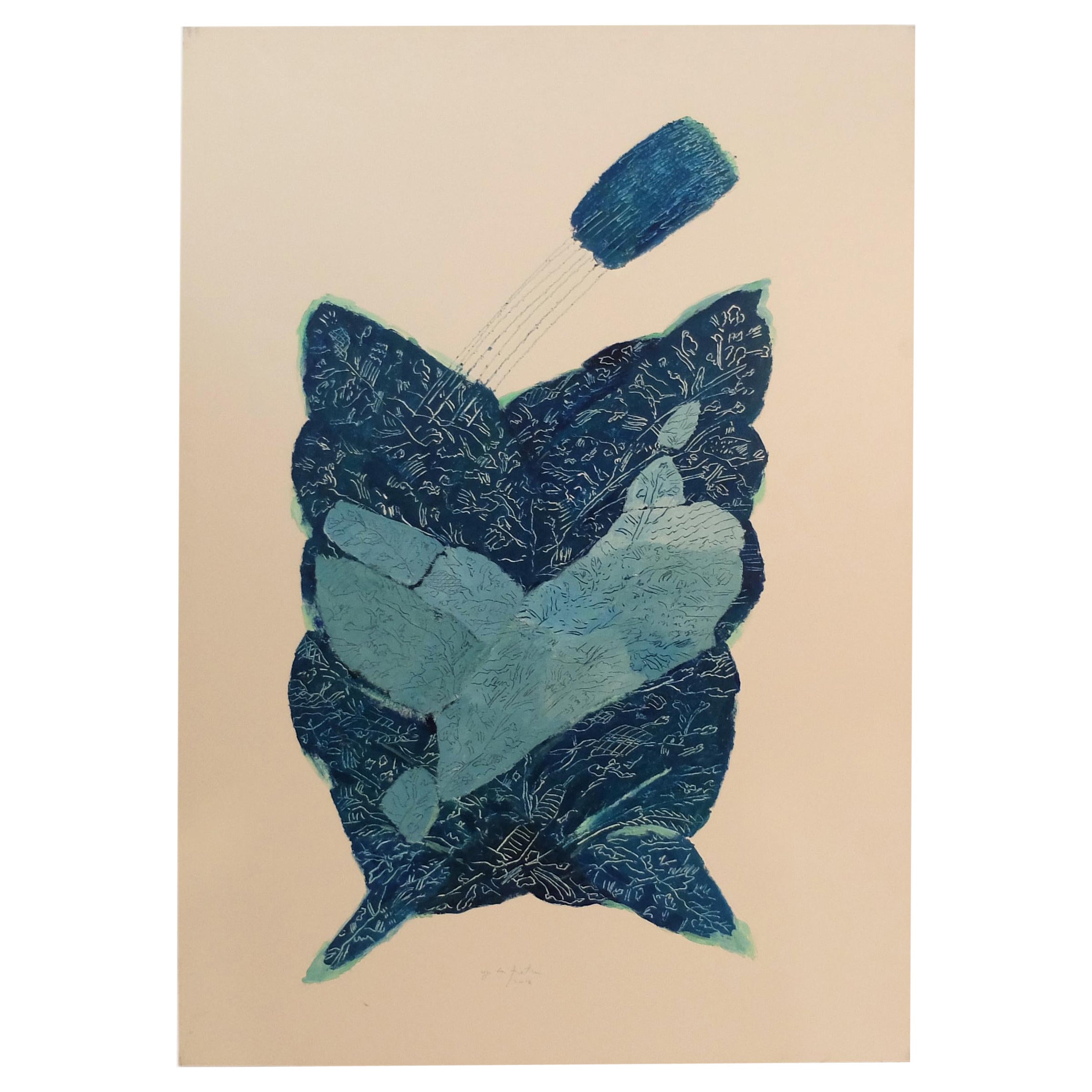 Ugo La Pietra, „" Genius Loci“, Acryl auf Leinwand, 2018
