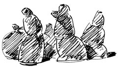 "Inner Strength" Handmade Black Ceramic Bucchero Tuscan Etruscan Vase #12