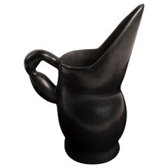 ""Innere Stärke"" Handgefertigte schwarze Keramikvase Bucchero Etruscan Vase #17