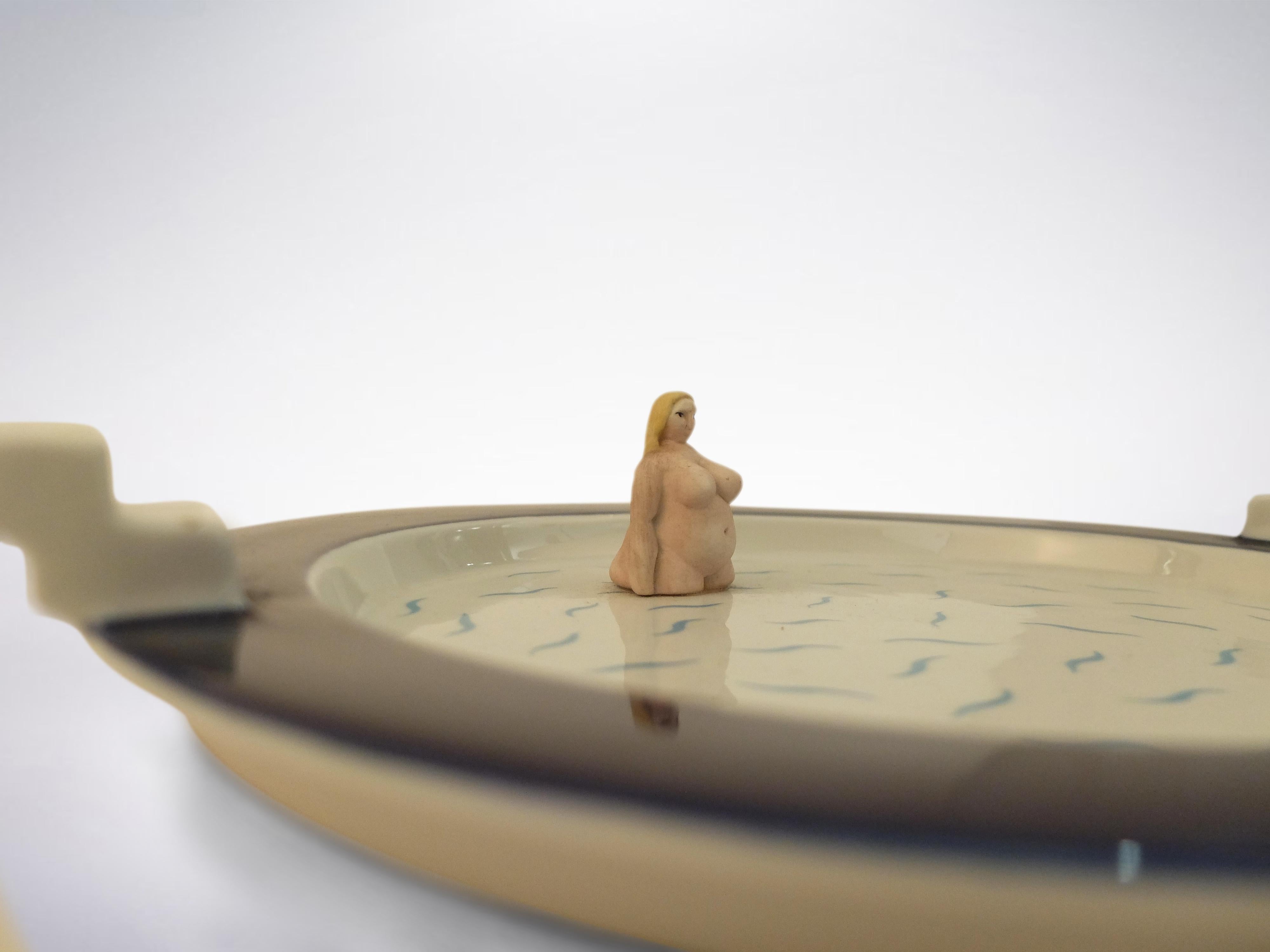 Ugo La Pietra, Prototipo original de centro de mesa de porcelana 
