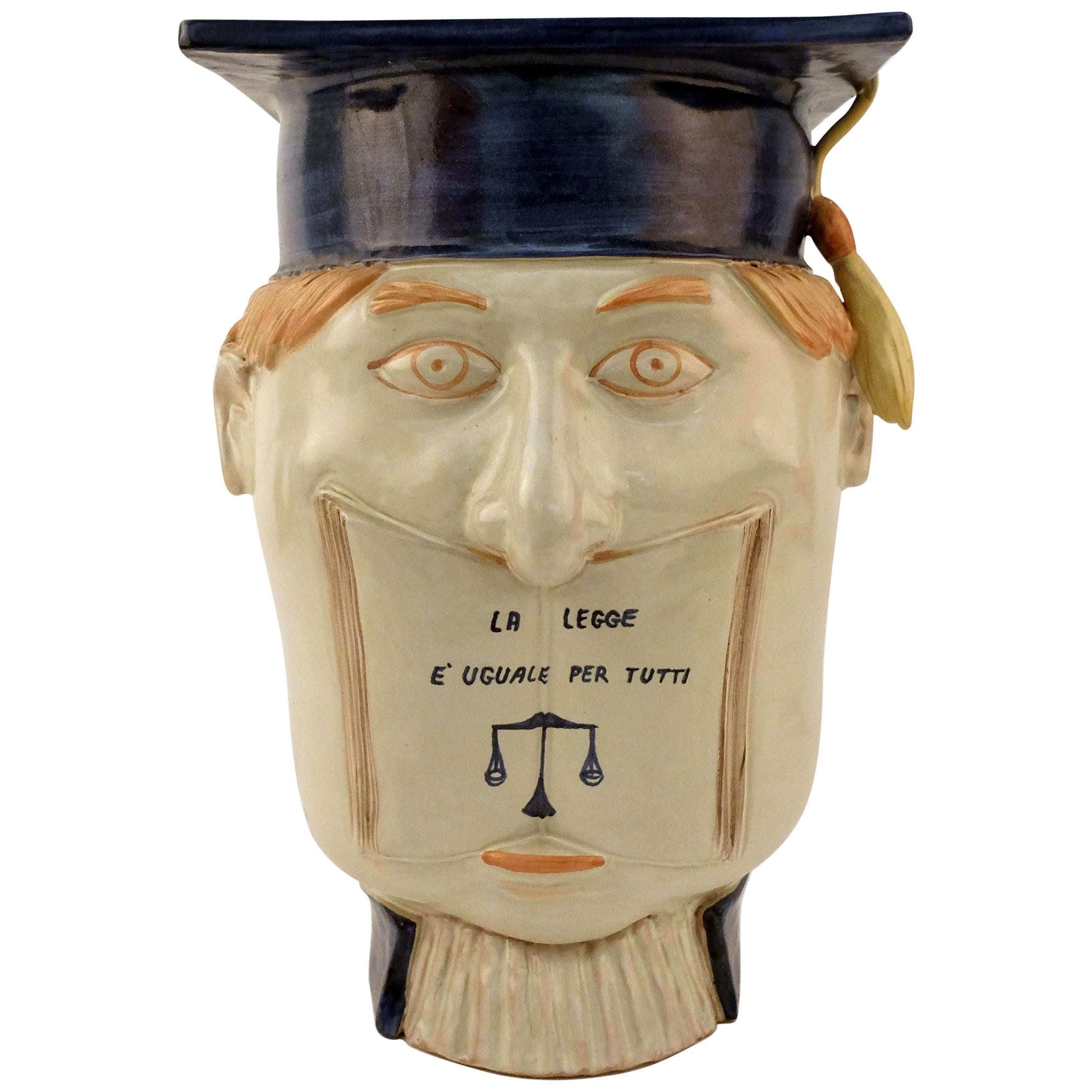 Ugo La Pietra, Jarrón de porcelana "Avvocato", 2010