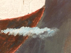 Ugo La Pietra, "Territorialita'" Acrylic on Canvas, 2013