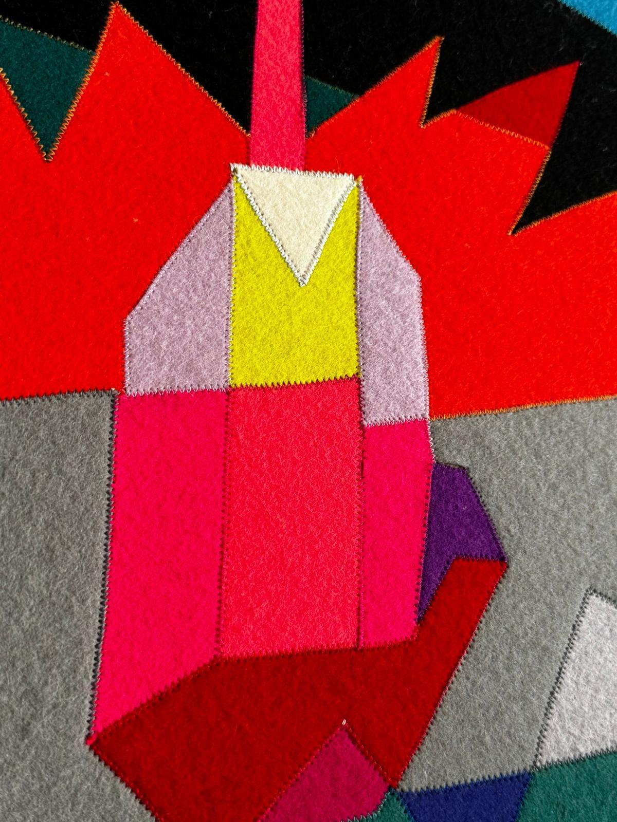 Conditions
excellent
Numérotation et/ou édition
incrustations dans des tissus colorés
Description des travaux
Authentification de l'artiste sur la photo.
Publié dans la monographie de l'artiste, Ed. Electa


