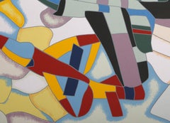 Aerei, Modern Lithograph by Ugo Nespolo