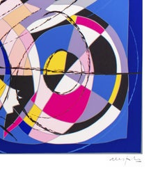 Serigrafía «Ciclistas», Pop Art, 2008, sin enmarcar, Edición Olímpica