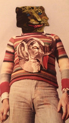 Ugo Nespolo, Two Italian Panels from the Series "Self-Portrait", 1970