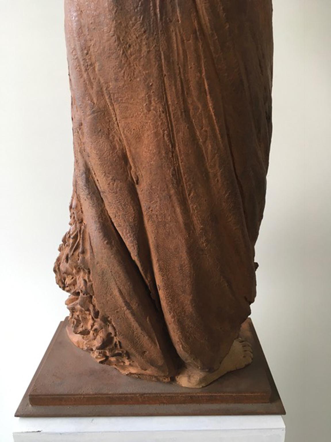 Dove Vai 2006 Italy Woman Bronze Sculpture Figurine by Ugo Riva For Sale 9