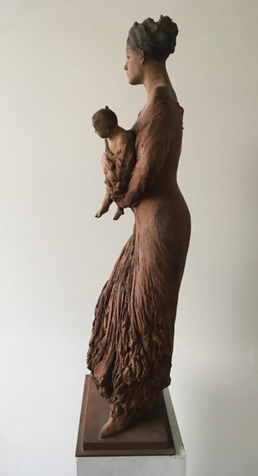 Dove Vai 2006 Italy Woman Bronze Sculpture Figurine by Ugo Riva For Sale 11