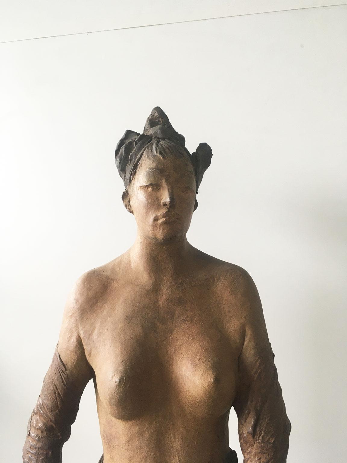2006 Bronze Sculpture by Ugo Riva Innocente Provocazione For Sale 1