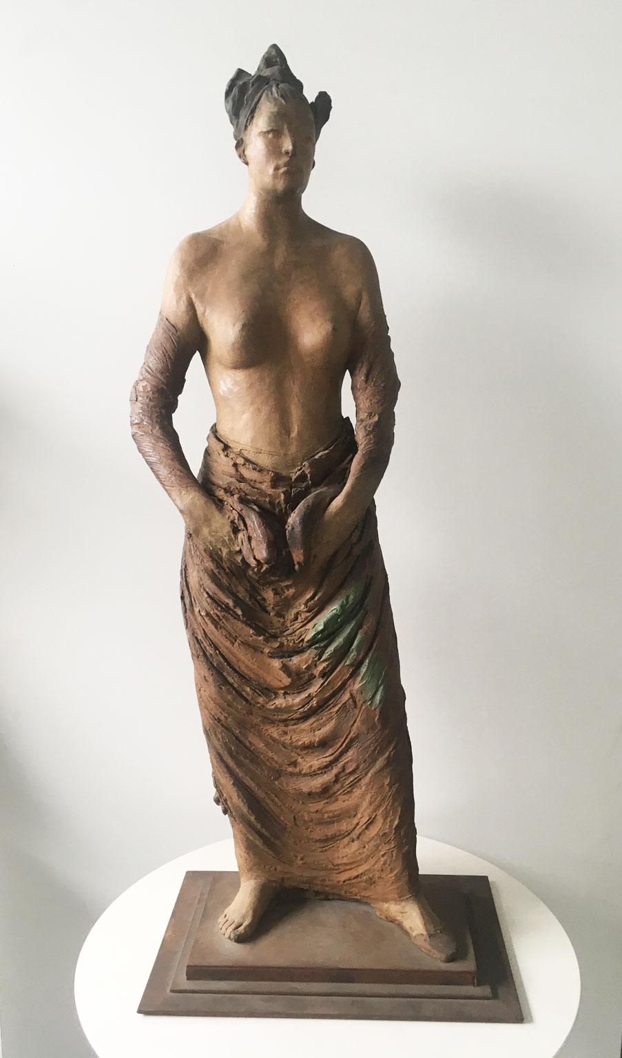 2006 Escultura de bronce de Ugo Riva Innocente Provocazione en venta 8