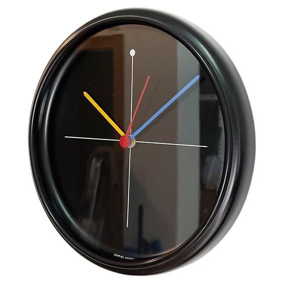 UHR-EL wall clock, 1980's For Sale