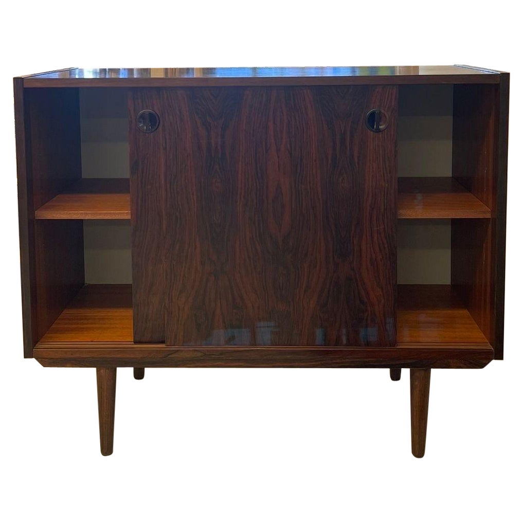 Cabinet in legno di palissandro danese d'epoca importato in Italia