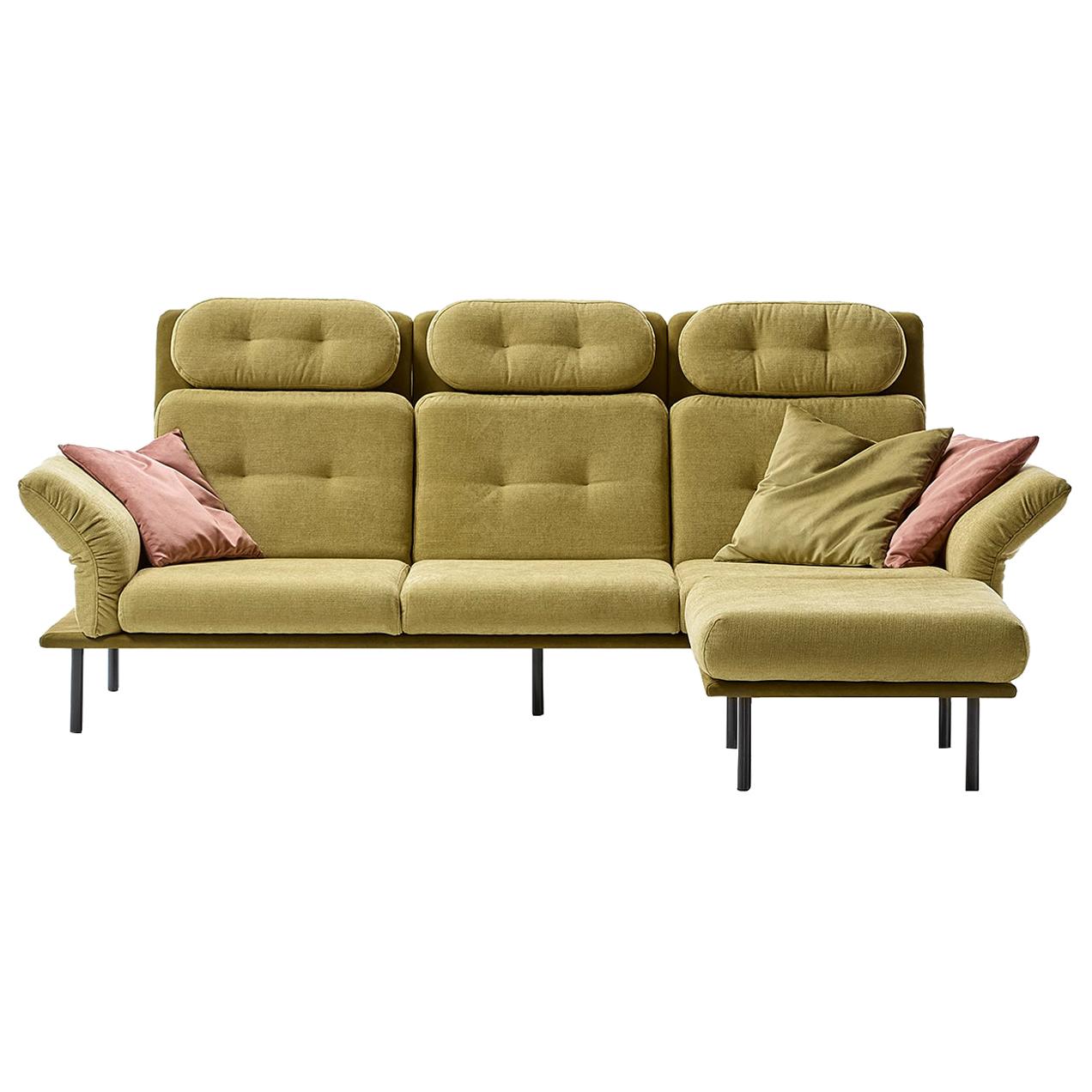 Ukiyo 3-Seat Sofa with Pouf