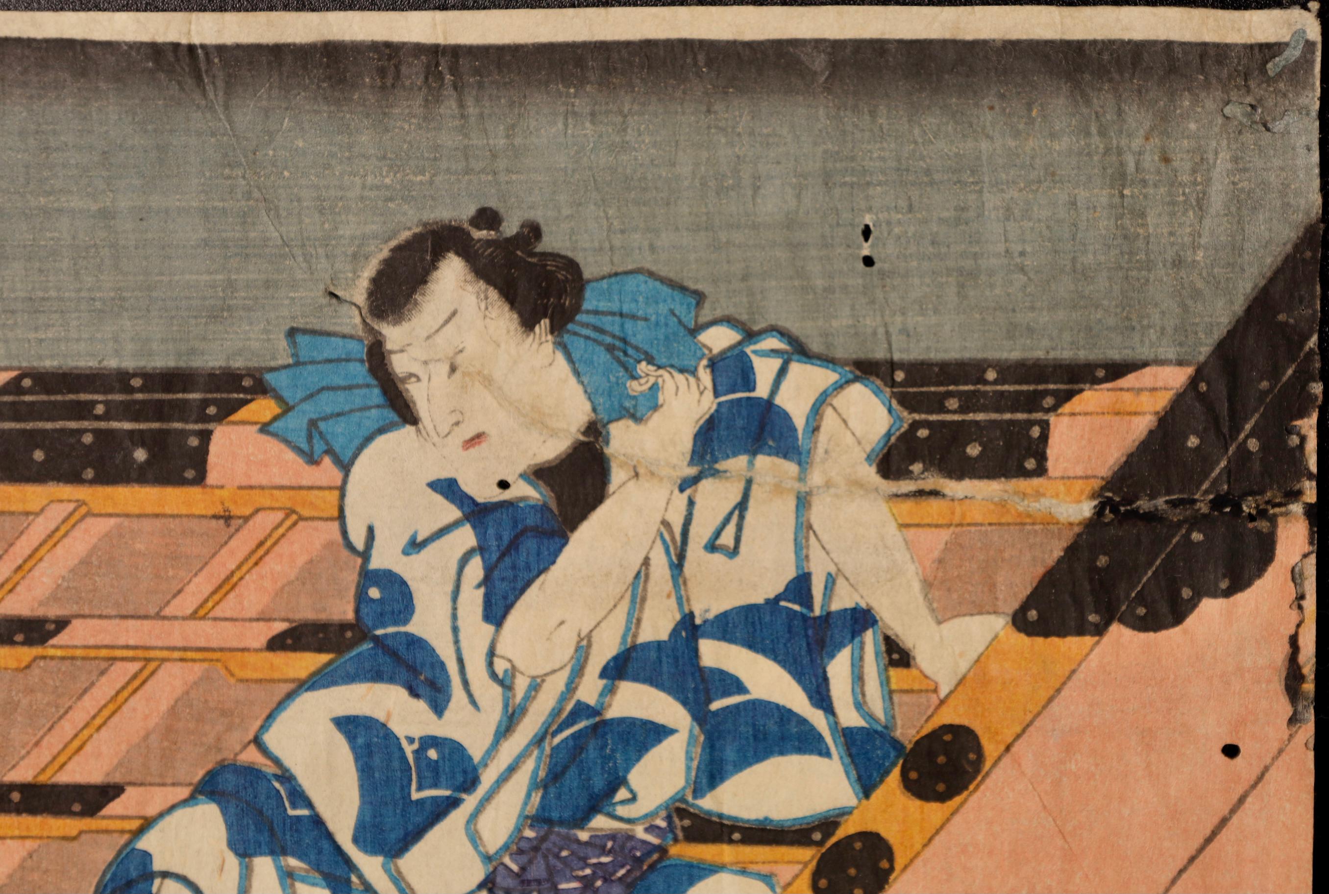 Ukiyoe-Druck von Utagawa Kunisada im Angebot 1
