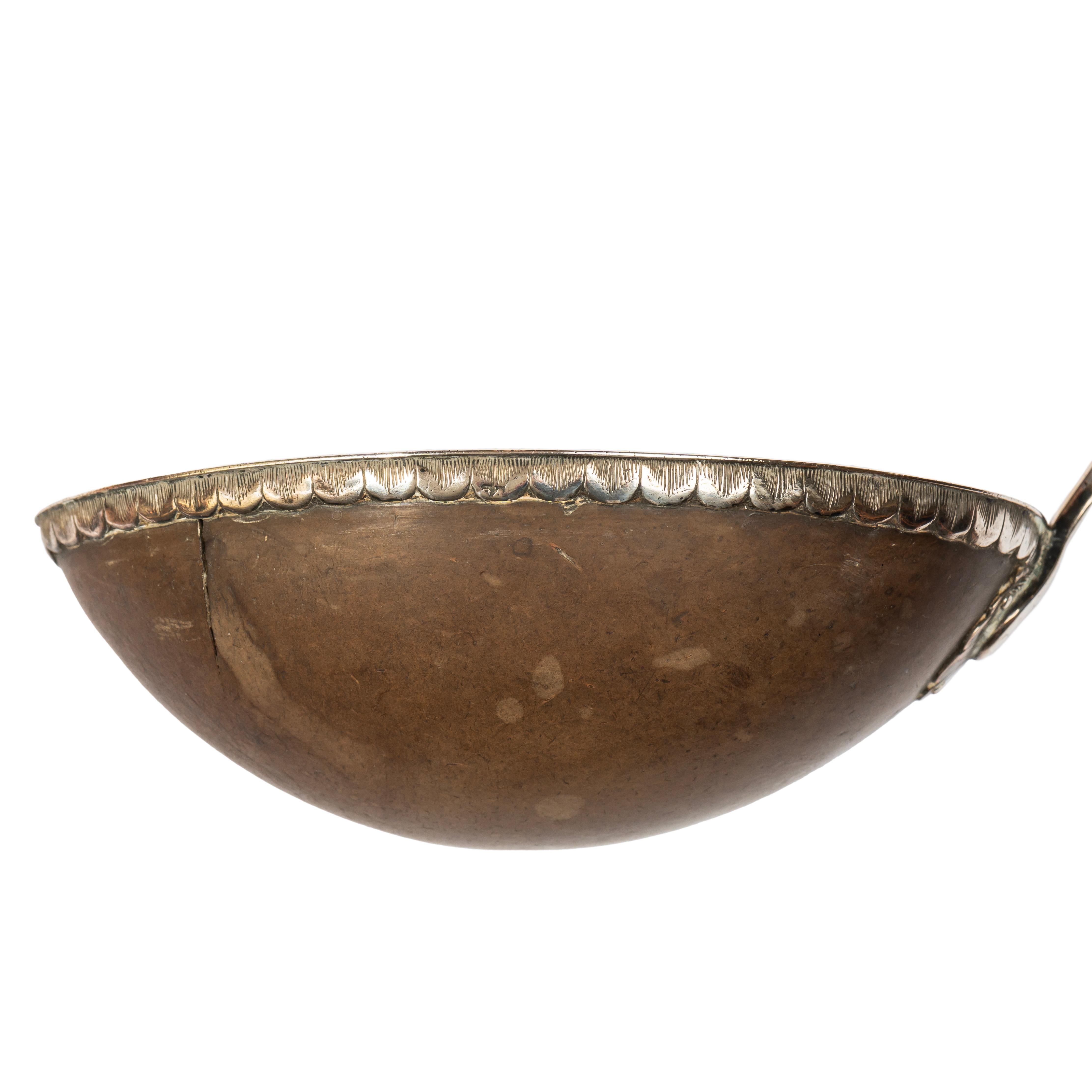 Mestolo da cocco ucraino con montatura in argento di Nicola I, Harkov, 1844 in vendita 1