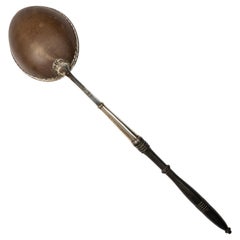 Louche à noix de coco ukrainienne Nicholas I montée sur argent, Harkov, 1844
