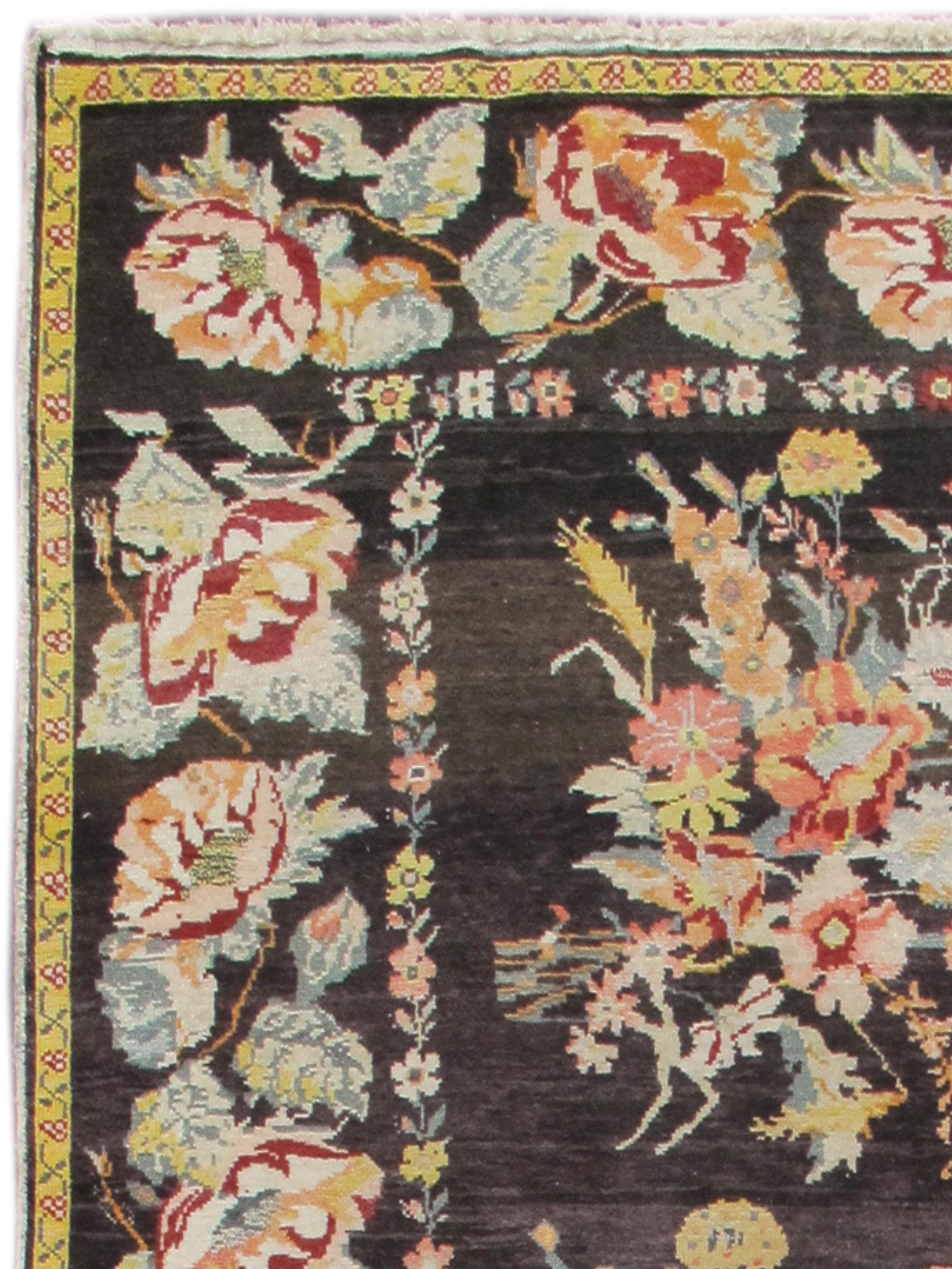 19th Century Ukrainian Rug, c. 1900 For Sale