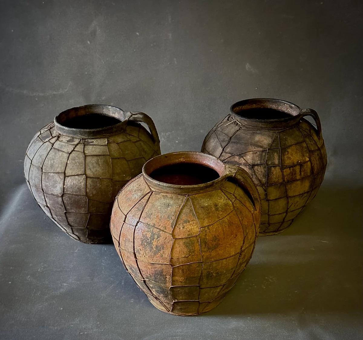 Inizio XX secolo Pentola ucraina in terracotta in vendita