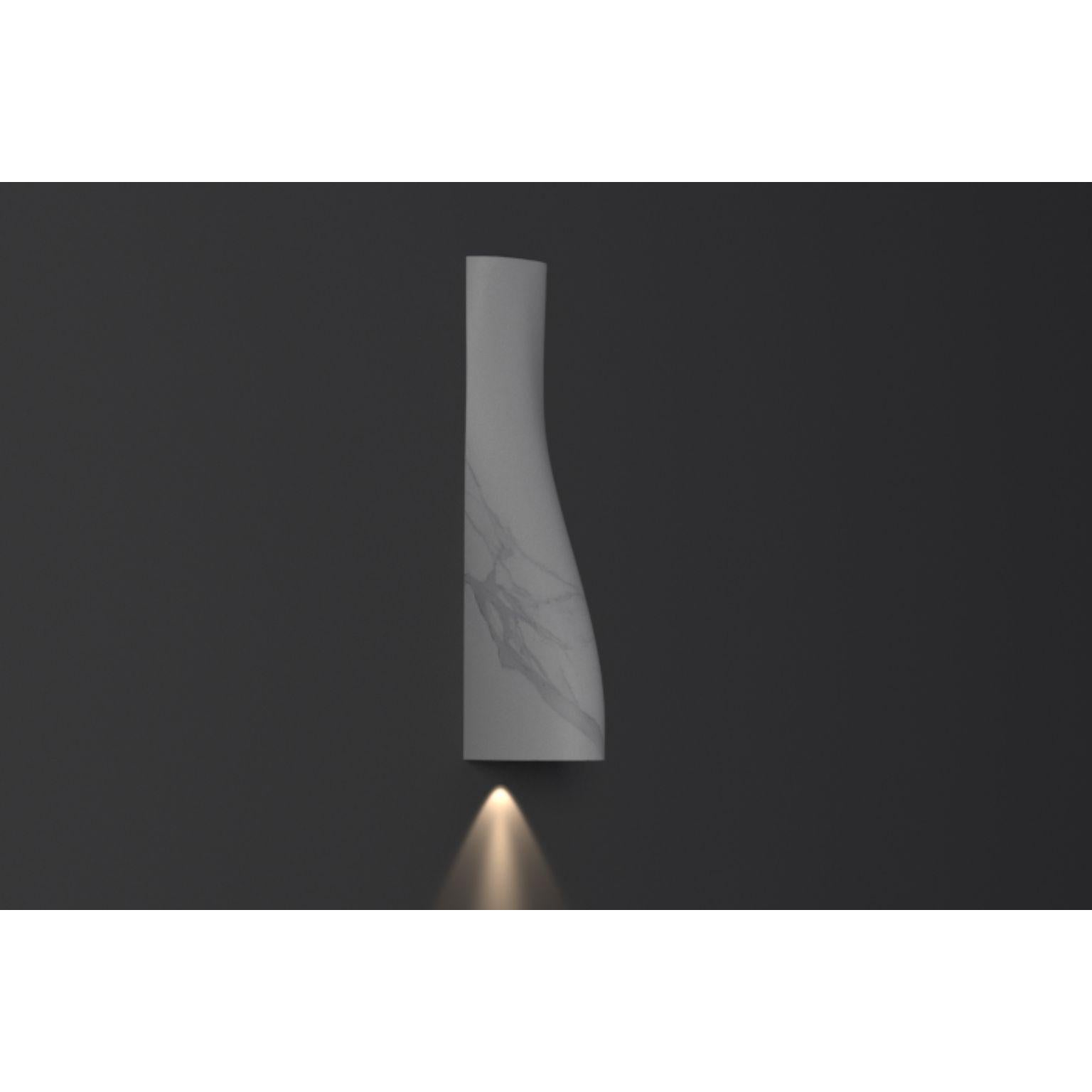 Ula Sculpture White Sconce by Veronica Mar
Dimensions: D40 x W40 x H60 cm
Materials: Marble
Weight: 90 kg.
Numbered and Limited Edition

ULA SCULPTURE Sconce can be a bespoke piece. Custom Dimensions and type of marble Available Upon