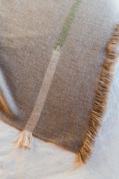 ULAANBAATAR Throw, handwoven in Mongolian cashmere