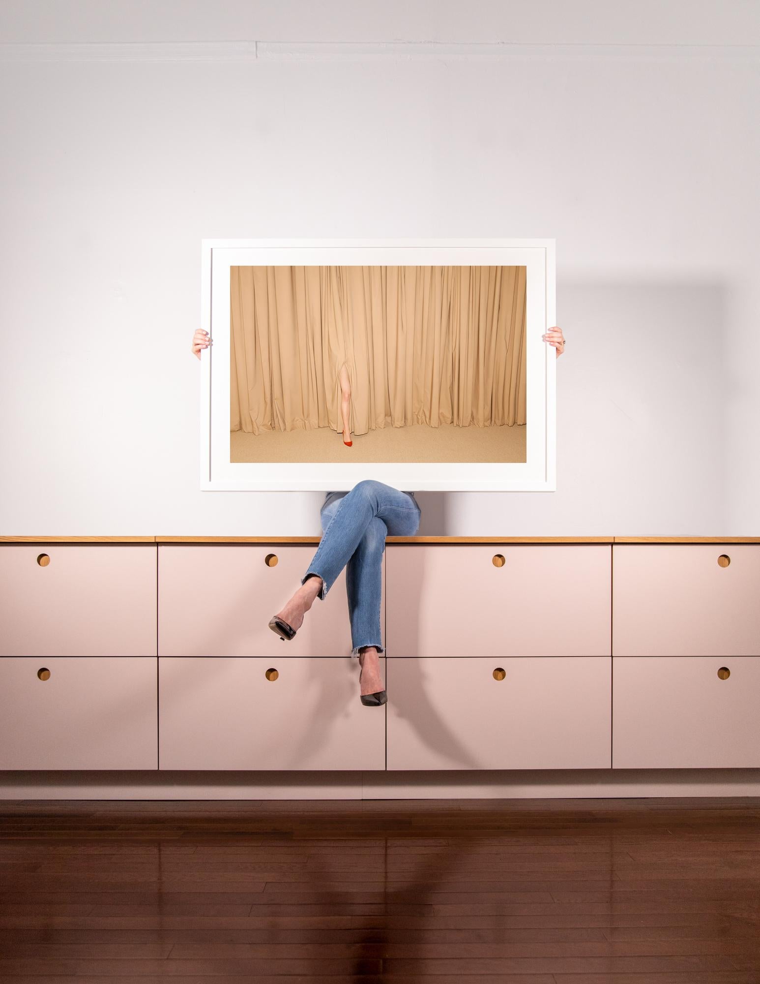 Vorhang (Beige), Landscape Photograph, von Ulas & Merve