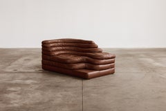 Ubald Klug DS-1025 "Terrazza" Sofa for De Sede, Brown Leather, 1974