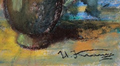 Bouquet di papaveri  Cartone, olio, 29,3x23,5 cm