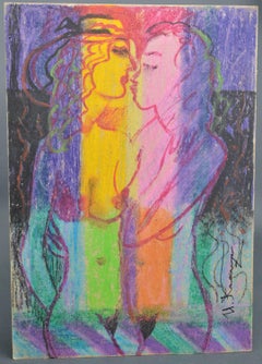 Abendleuchter, Öl/Karton, 30x21 cm, 2020