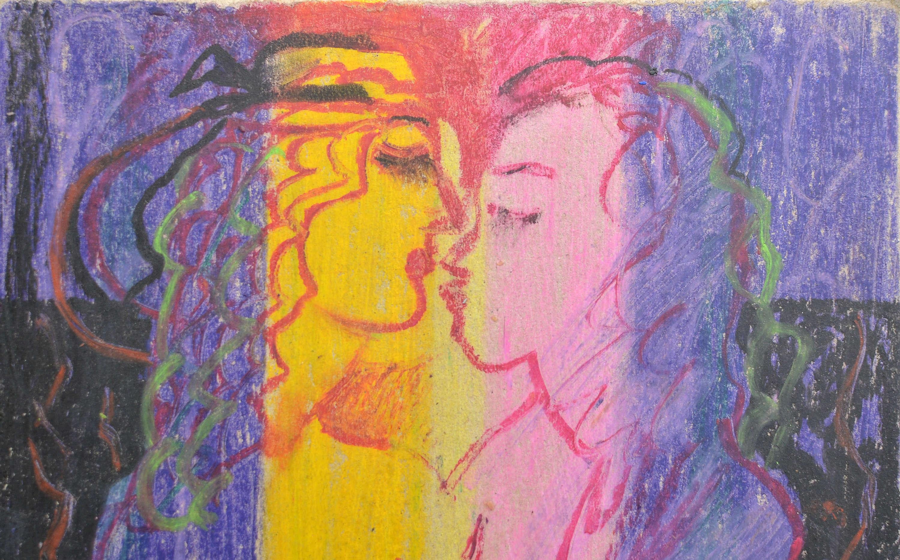 Abendleuchter, Öl/Karton, 30x21 cm, 2020 (Impressionismus), Painting, von Uldis Krauze