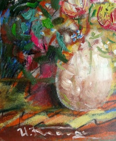 Sol de tarde. Cartón, óleo, 34x22,5 cm