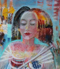 Jeune fille avec une tournesol