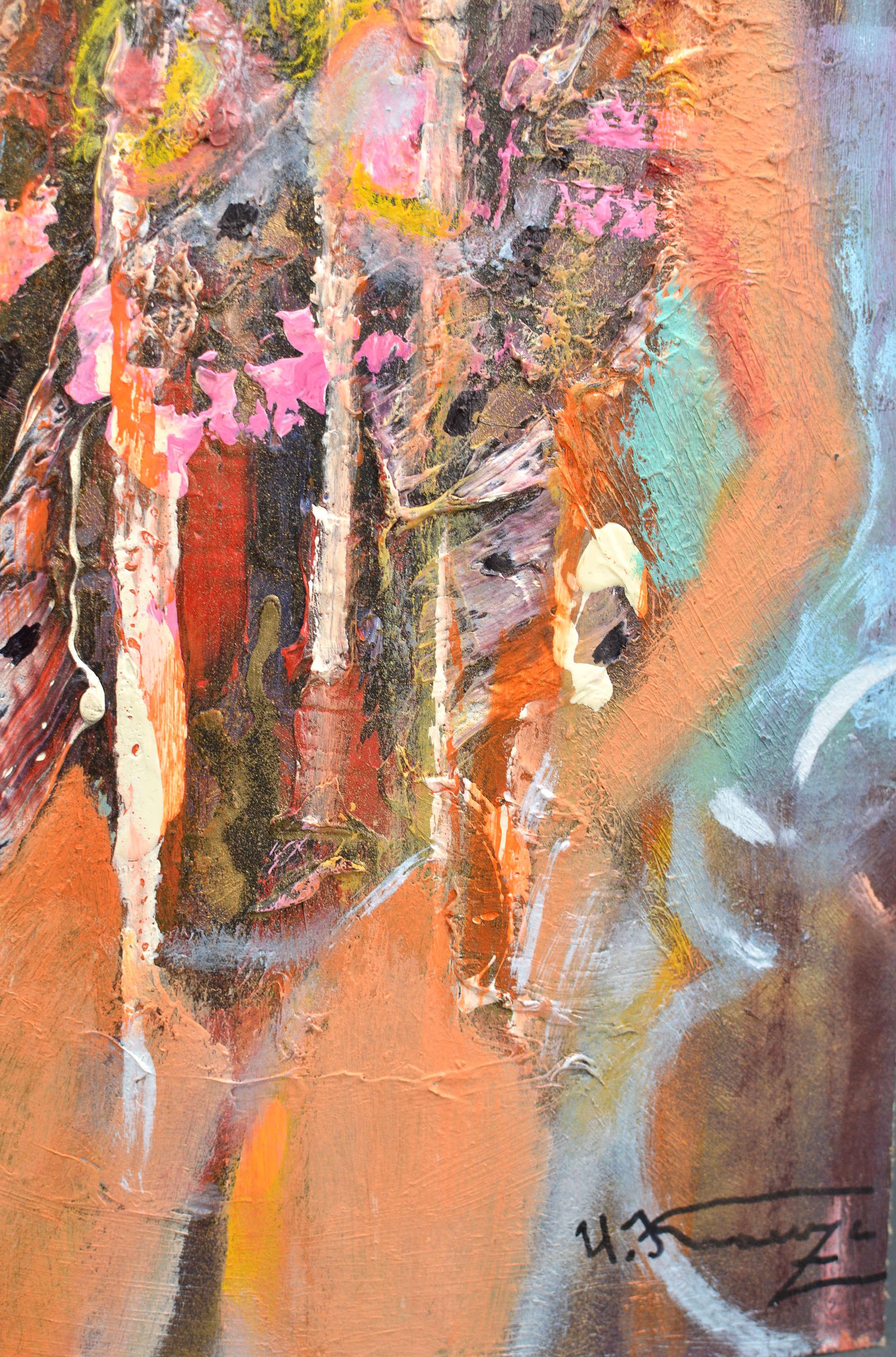 Uldis Krauze
Abendleuchter, Öl/Karton, 30x21 cm, 2020

