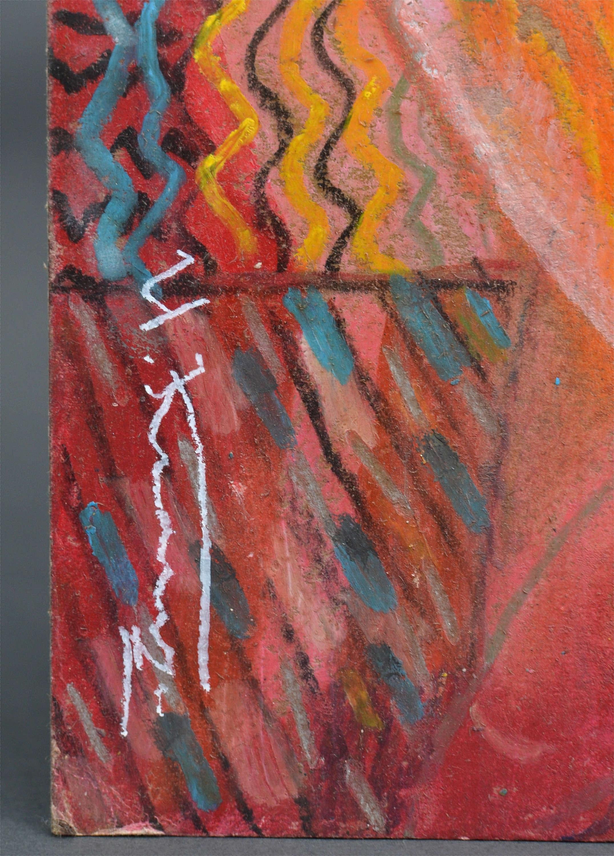 Neues Gewand. 2020. Öl/Karton, 37x24 cm im Angebot 3