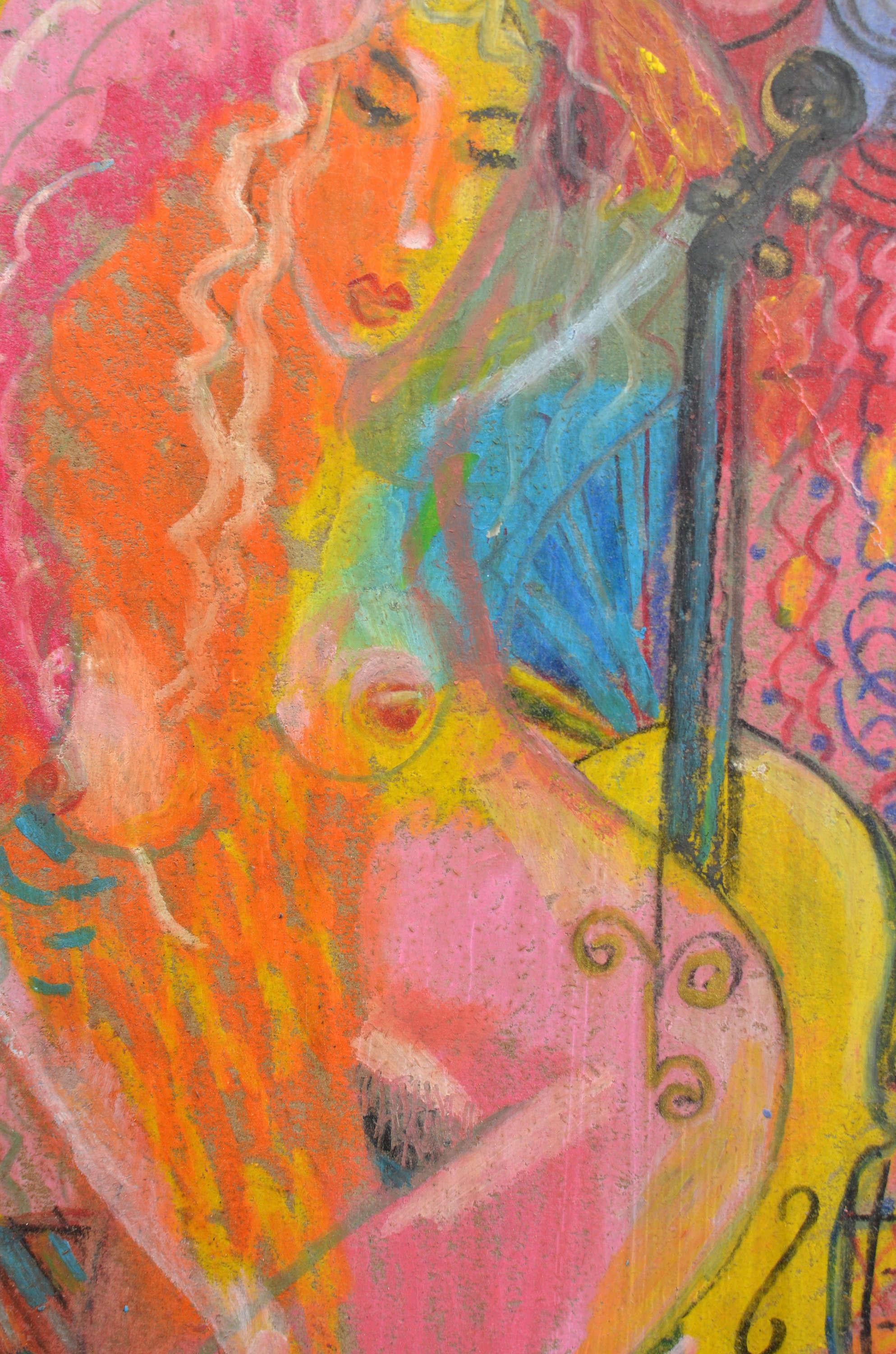 Neues Gewand. 2020. Öl/Karton, 37x24 cm im Angebot 4