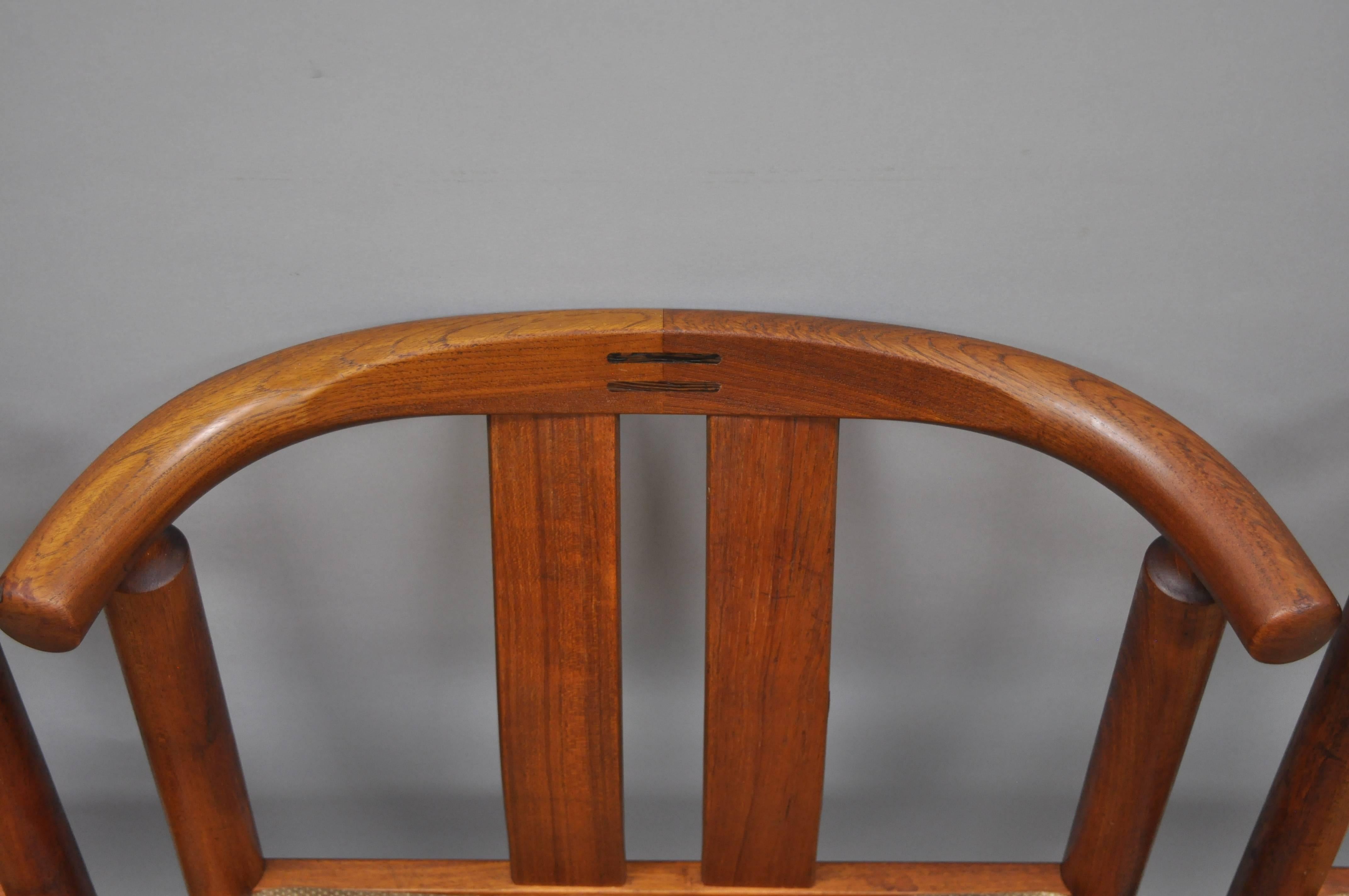 Mid-20th Century Uldum Danish Modern Teak Dining Chairs Curved Back, Set of Six