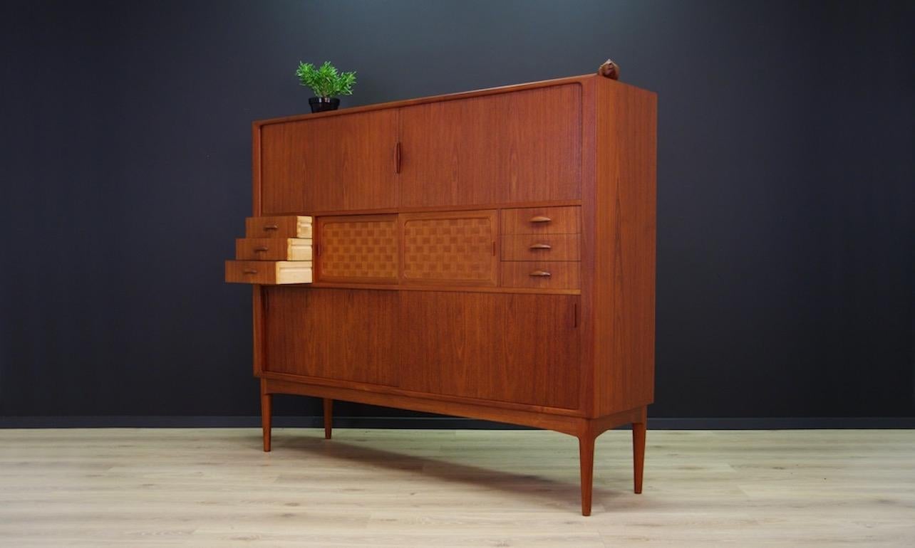 Uldum Highboard Danish Design Classic Retro Teak, 1970s For Sale 13