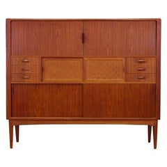 Uldum Highboard Danish Design Classic Retro Teak, 1970er Jahre