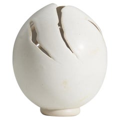 Ulf Nordfjell, Small Ceramic Sculpture, Glazed Ceramic, Sweden, 1987