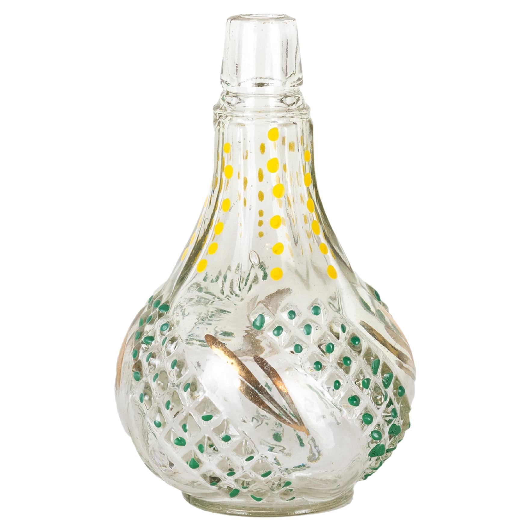 Ulgen Art Deco Perfume Glass Bottle, 20th Century For Sale