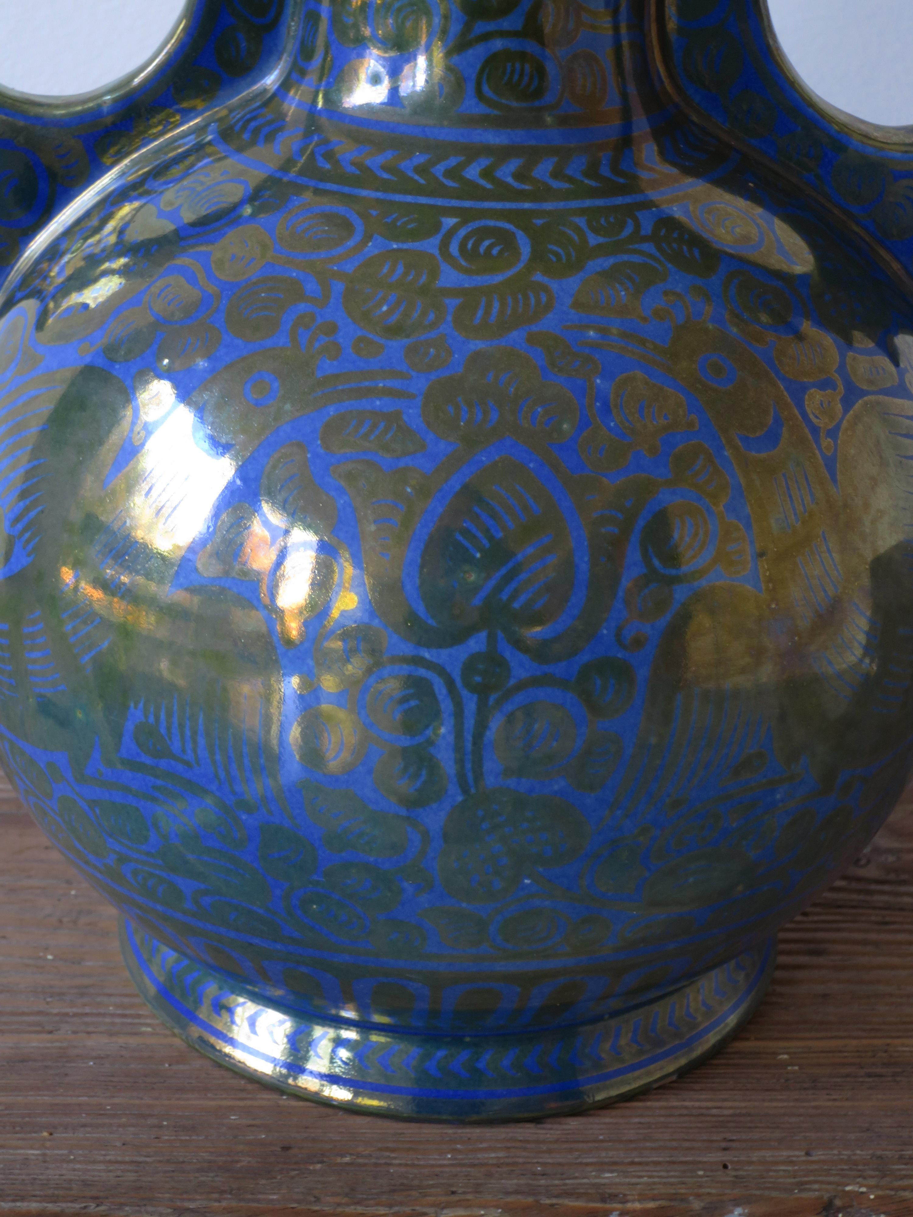 Italian Ulisse Cantagalli Majolica Vase